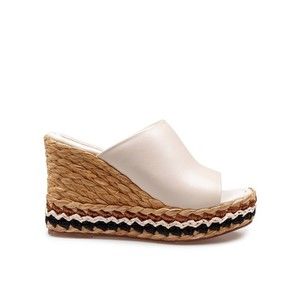 Paloma Barceló Paloma Oriane Sandal In Ivory Leather - NWT